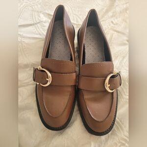 Stylish Loafers Marc Fisher Brown Size 7